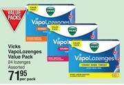 Dis-Chem Vicks vapo lozenges value pack 24 lozenges assorted-per pack offer