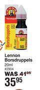 Dis-Chem Lennon borsdruppels-20ml offer