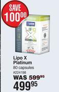 Dis-Chem Usn lipo x platinum 80 capsules offer