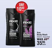 Dis-Chem Axe body wash assorted-400ml each offer