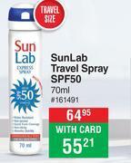 Dis-Chem Sun lab travel spray spf50-70ml offer
