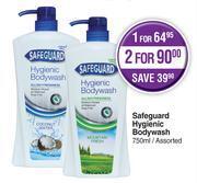 Dis-Chem Safeguard hygienic bodywash assorted-750ml offer