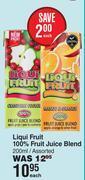 Dis-Chem Liquid fruit 100% fruit juice blend assorted-200ml each offer