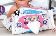 Dis-Chem Baby things value pack wet wipes 3 x 80 wipes-per pack offer