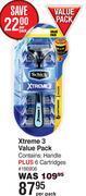 Dis-Chem Schick xtreme 3 value pack-per pack offer