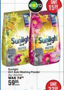 Dis-Chem Sunlight 2 in 1 auto washing powder assorted-2kg each offer