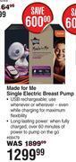 Dis-Chem Tommee tippee made for me single electric breast pump offer