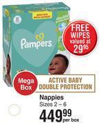 Dis-Chem Pampers nappies size 2-6-per box offer