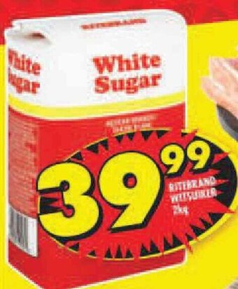 Shoprite Ritebrand White Sugar 2kg offer