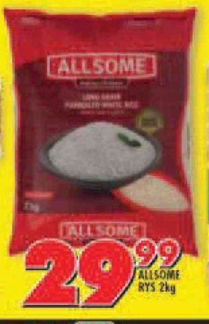 Shoprite ALLSOME RYS 2kg offer