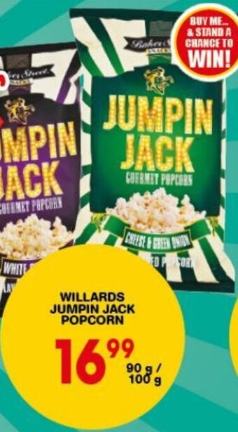 Giant Hyper WILLARDS JUMPIN JACK POPCORN offer