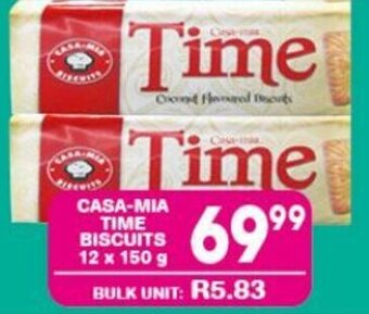 Giant Hyper CASA-MIA TIME BISCUITS 12 x 150 g offer