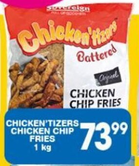 Giant Hyper CHICKEN TIZERS CHICKEN CHIP FRIES 1 kg offer