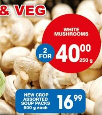 WHITE MUSHROOMS
