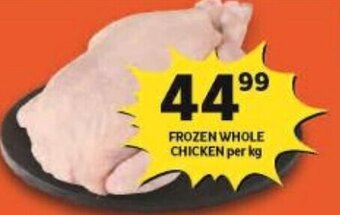 Shoprite FROZEN WHOLE CHICKEN per kg offer