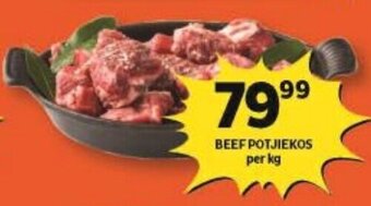 Shoprite BEEF POTJIEKOS per kg offer