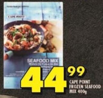 Shoprite CAPE POINT FROZEN SEAFOOD MIX 400g offer