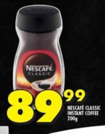 Shoprite NESCAFE CLASSIC INSTANT COFFEE 200g offer