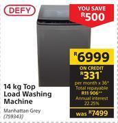 Builders Warehouse Defy 14kg top load washing machine offer