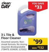 Builders Warehouse Clean day tile & floor cleaner-3ltr offer