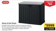 Builders Warehouse Keter store it out shed offer