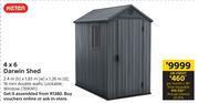 Builders Warehouse Keter 4 x 6 darwin shed offer
