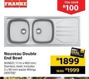 Builders Warehouse Franke nouveau double & bowl offer