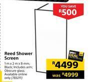 Builders Warehouse Reed shower screen offer