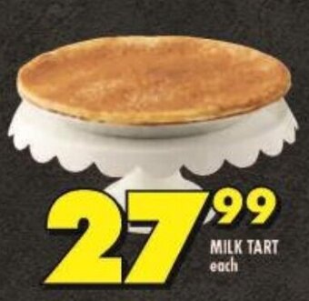 Shoprite MILK TART each offer