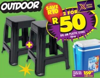 Shoprite BIG JIM PLASTIC STOOL 46cm offer