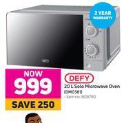 Game Defy 20l solo microwave oven dm0381 offer