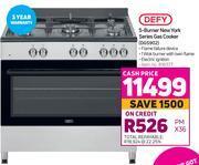 Game Defy 5-burner new york series gas cooker dgs902 offer