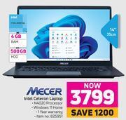 Game Mecer intel celeron laptop offer