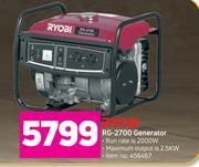 Game Ryobi rg-2700 generator offer