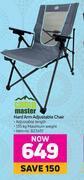 Game Campmaster hard arm adjustable chair offer