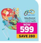 Baby bouncer at game best sale