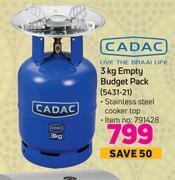 Game Cadac 3kg empty budget pack 5431-21 offer