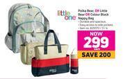 Game Little one polka bear or little bear or colour block nappy bag-each offer