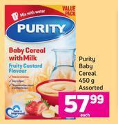 Game Purity baby cereal assorted-450g each offer