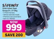Game Safeway orbit infant seat group 0+, 0-13kg offer