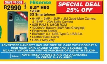 OK Furniture Hisense 6.5'' offer