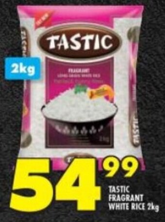 Shoprite TASTIC FRAGRANT WHITE RICE 2kg offer