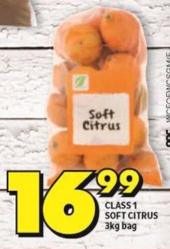 Shoprite CLASS 1 SOFT CITRUS 3kg bag offer