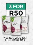True roots whole baby beetroot bags-for 3 x 280g