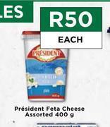 Food Lover's Market President feta cheese assorted-400g each offer