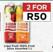 Food Lover's Market Liqui fruit 100% fruit juice assorted-for 2 x 1l offer