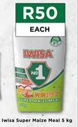 Food Lover's Market Iwisa super maize meal-5kg each offer