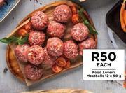 Food Lover's Market Food lover's meat balls-12 x 50g each offer