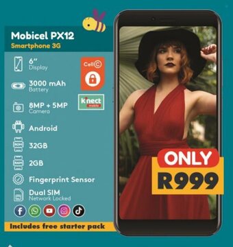 Shoprite Mobicel PX12 Smartphone 3G offer