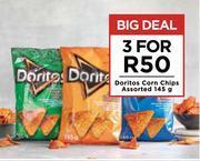 Doritos corn chips assorted-for 3 x 145g